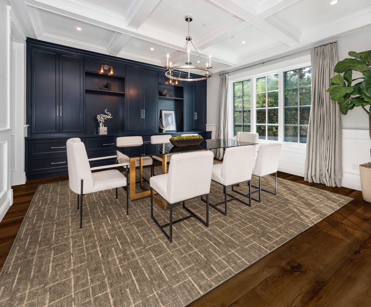 Room with a table and chairs in a new construction home in Encin Room with a table and chairs in a new construction home in Encin