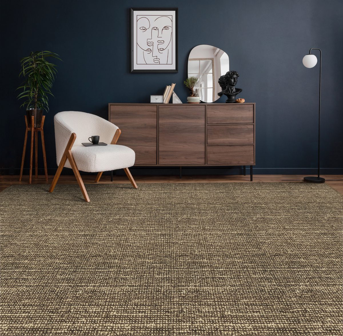 Stylish compositon of elegant living room interior design with f Stylish compositon of elegant living room interior design with f